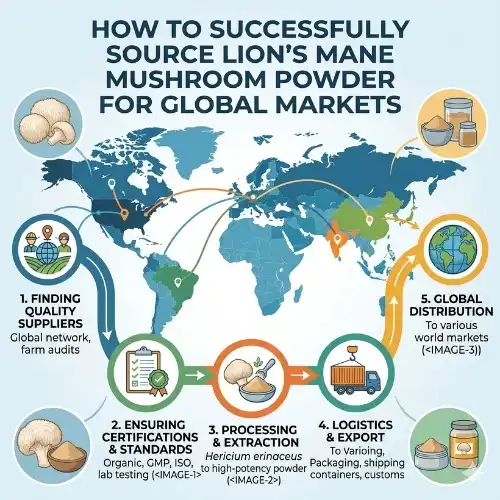 How to Successfully Source Lion's Mane Mushroom Powder for Global Markets How to Successfully Source Lion's Mane Mushroom Powder for Global Markets
