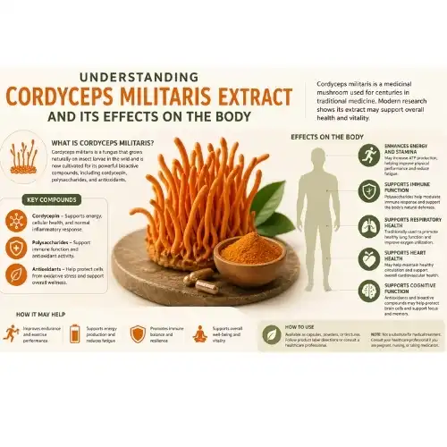Understanding Cordyceps Militaris Extract and Its Effects on the Body
