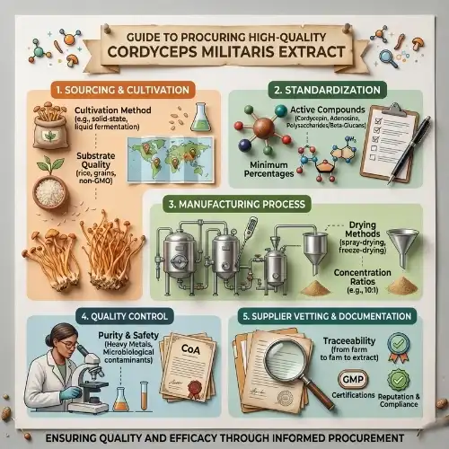 Procurement Considerations for Cordyceps Militaris Extract Ensuring Quality and Efficacy