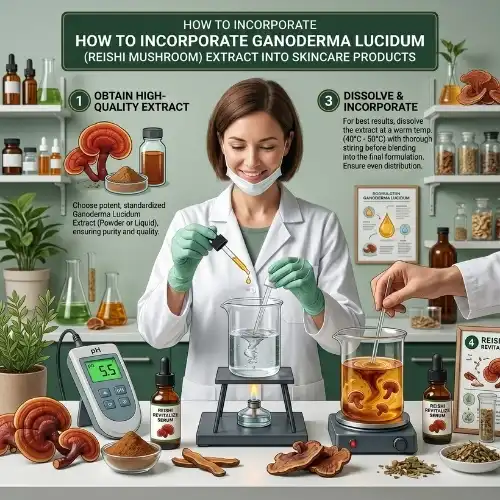 How to Incorporate Ganoderma Lucidum Extract into Skincare Products