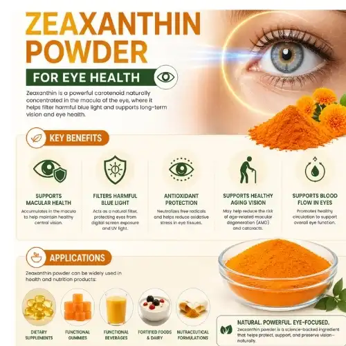 Benefits and Applications of Zeaxanthin Powder for Eye Health Benefits and Applications of Zeaxanthin Powder for Eye Health
