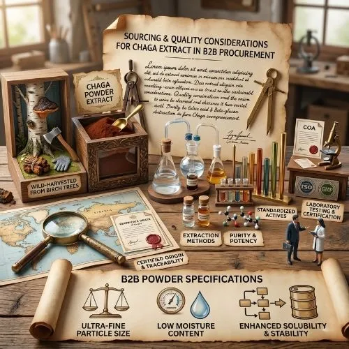 Sourcing and Quality Considerations for Chaga Extract in B2B Procurement Sourcing and Quality Considerations for Chaga Extract in B2B Procurement