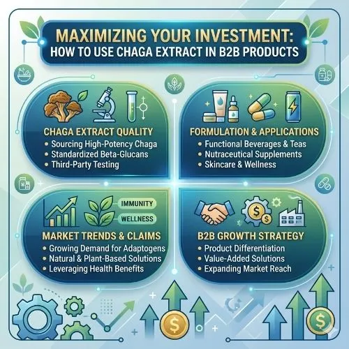 Maximizing Your Investment How to Use Chaga Extract in B2B Products Maximizing Your Investment How to Use Chaga Extract in B2B Products