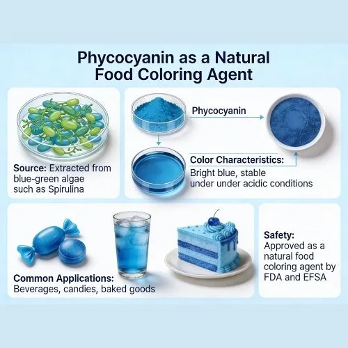 Phycocyanin as a Natural Food Coloring Agent Phycocyanin as a Natural Food Coloring Agent