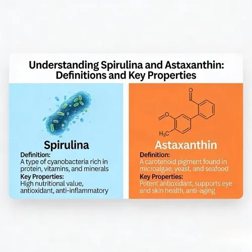 Understanding Spirulina and Astaxanthin Definitions and Key Properties