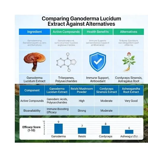 Comparing Ganoderma Lucidum Extract Against Alternatives Comparing Ganoderma Lucidum Extract Against Alternatives