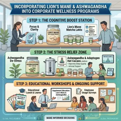 How to Incorporate Lion's Mane Mushroom Powder or Ashwagandha into Corporate Wellness Programs How to Incorporate Lion's Mane Mushroom Powder or Ashwagandha into Corporate Wellness Programs