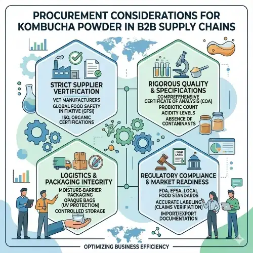 Procurement Considerations for Kombucha Powder in B2B Supply Chains