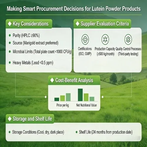 Making Smart Procurement Decisions for Lutein Products