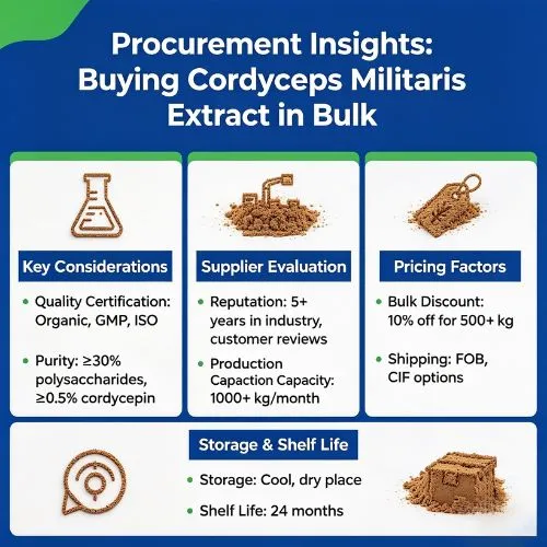 Procurement Insights Buying Cordyceps Militaris Extract in Bulk