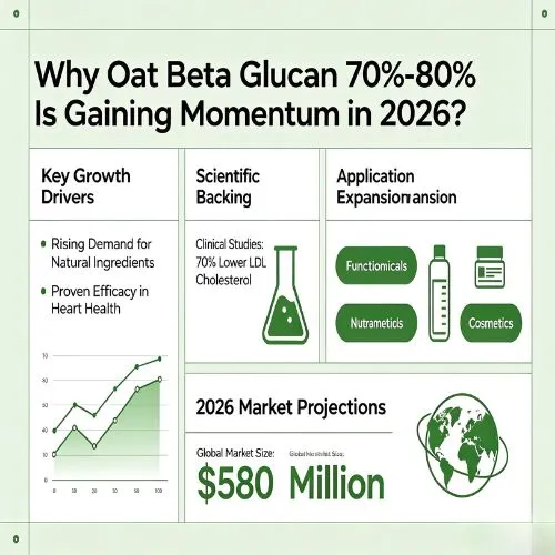 Why Oat Beta Glucan 70%-80% Is Gaining Momentum in 2026 Why Oat Beta Glucan 70%-80% Is Gaining Momentum in 2026