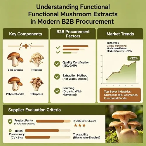 Understanding Functional Mushroom Extracts in Modern B2B Procurement Understanding Functional Mushroom Extracts in Modern B2B Procurement