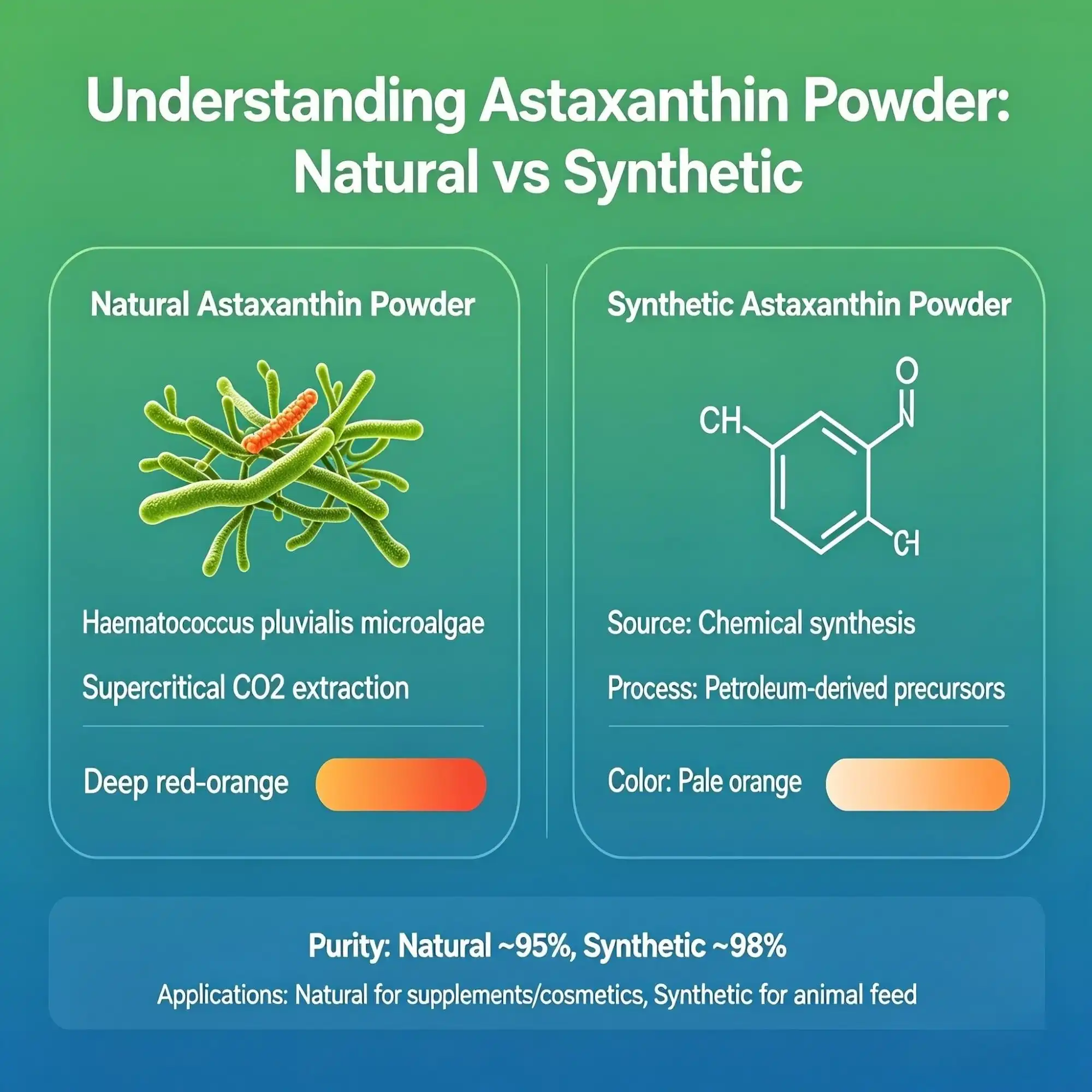 Understanding Astaxanthin Powder Natural vs Synthetic Understanding Astaxanthin Powder Natural vs Synthetic