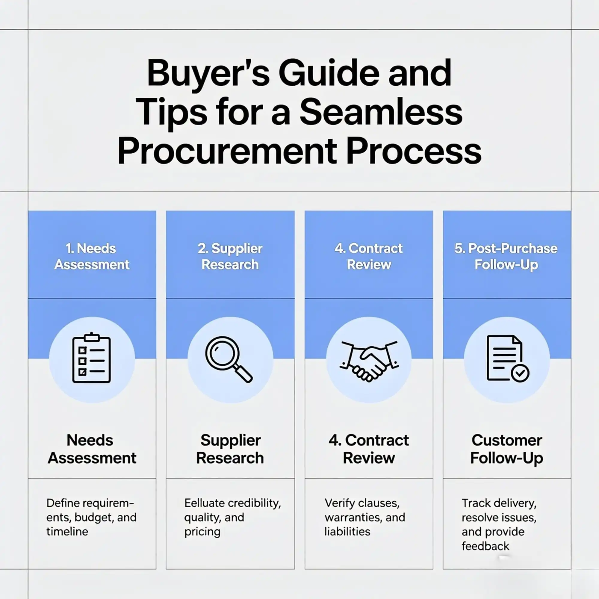 Buyer's Guide and Tips for a Seamless Procurement Process