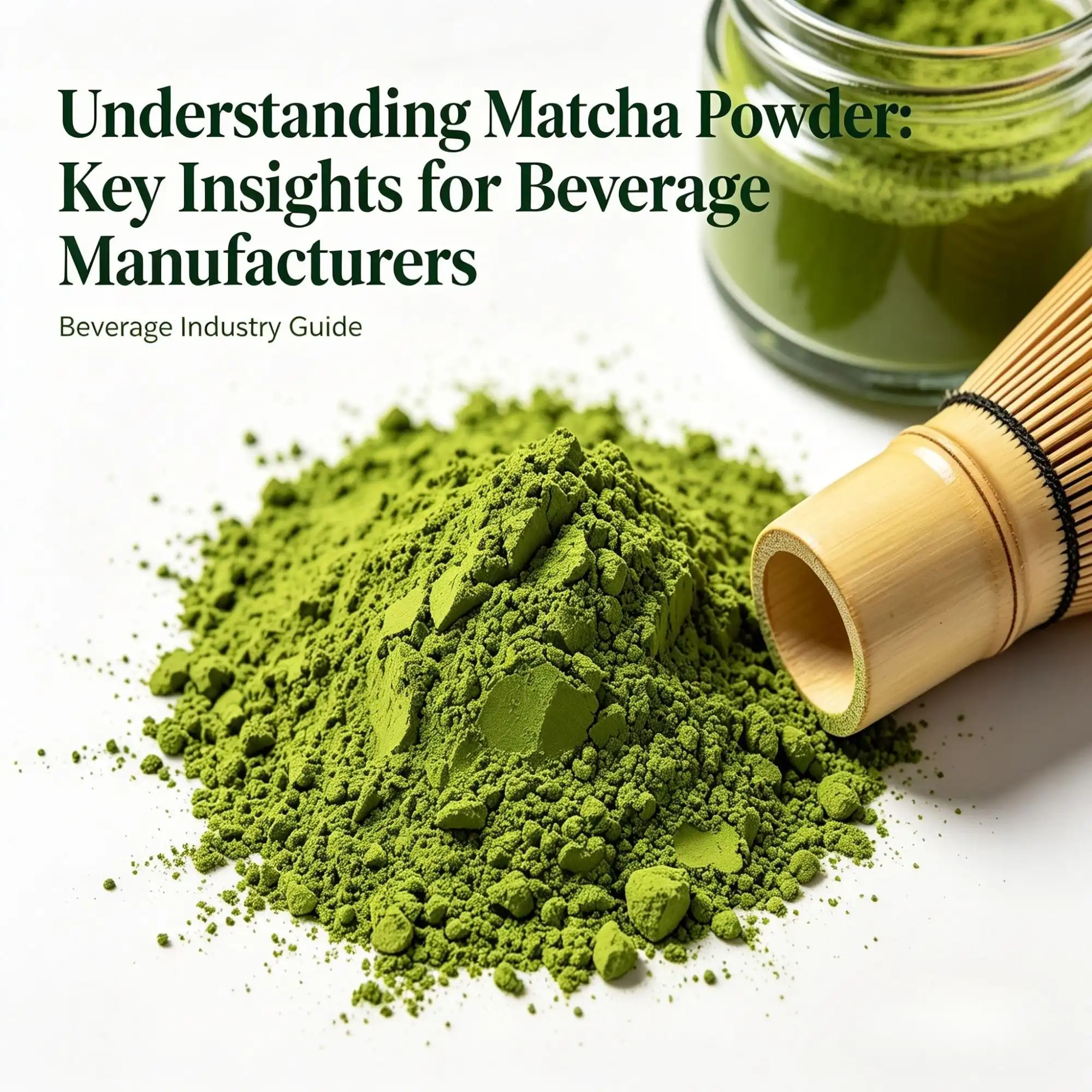 Understanding Matcha Powder K ey Insights for Beverage Manufacturers Understanding Matcha Powder K ey Insights for Beverage Manufacturers