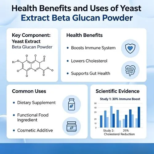Health Benefits and Uses of Yeast Extract Beta Glucan Powder Health Benefits and Uses of Yeast Extract Beta Glucan Powder