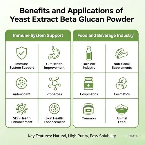 Benefits and Applications of Yeast Extract Beta Glucan Powder Benefits and Applications of Yeast Extract Beta Glucan Powder
