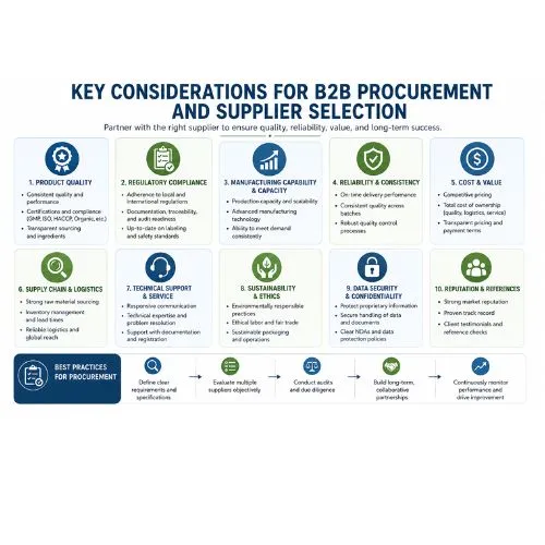 Key Considerations for B2B Procurement and Supplier Selection