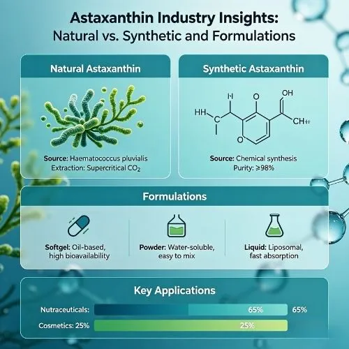 Astaxanthin Industry Insights Natural vs. Synthetic and Formulations Astaxanthin Industry Insights Natural vs. Synthetic and Formulations