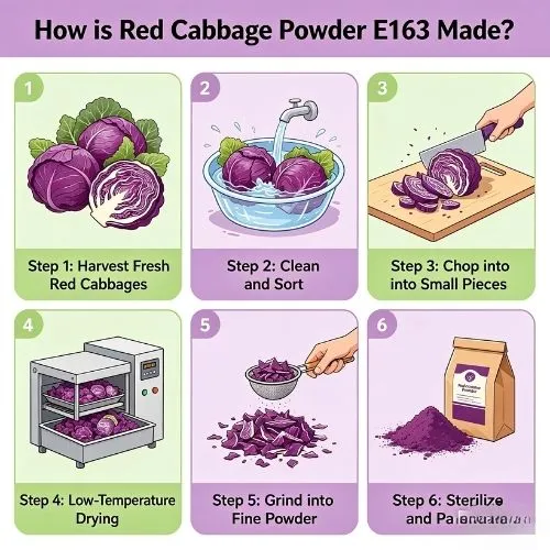 How is Red Cabbage Powder E163 Made How is Red Cabbage Powder E163 Made