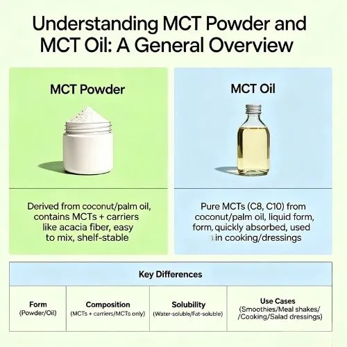 Understanding MCT Powder and MCT Oil A General Overview