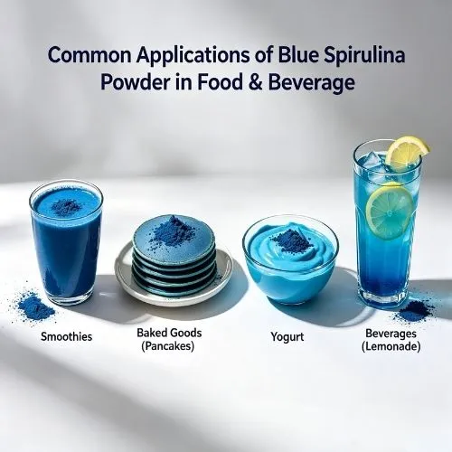 Common Applications of Blue Spirulina Powder Common Applications of Blue Spirulina Powder