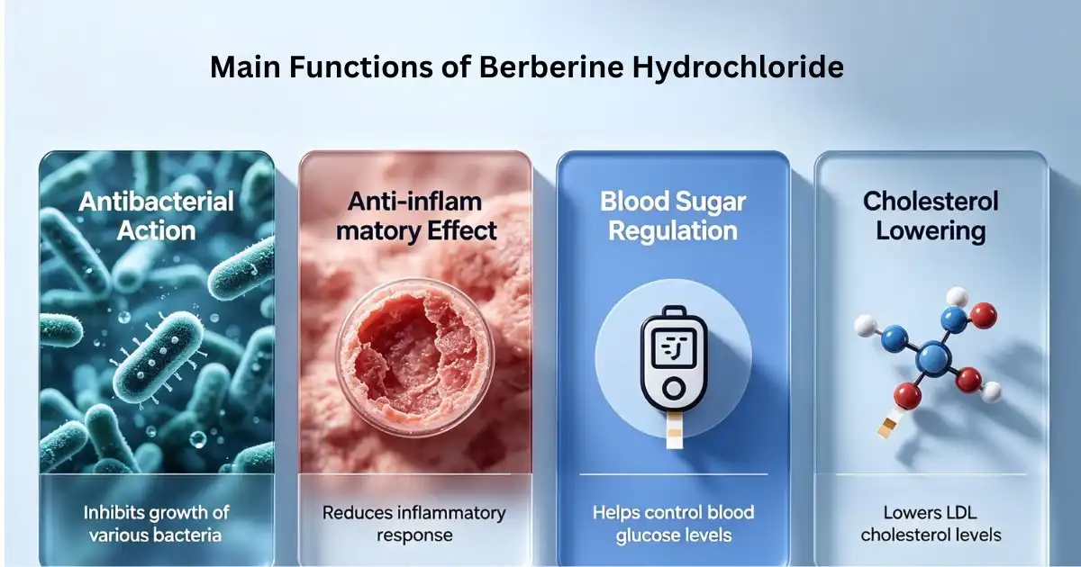 berberine powder main function berberine powder main function