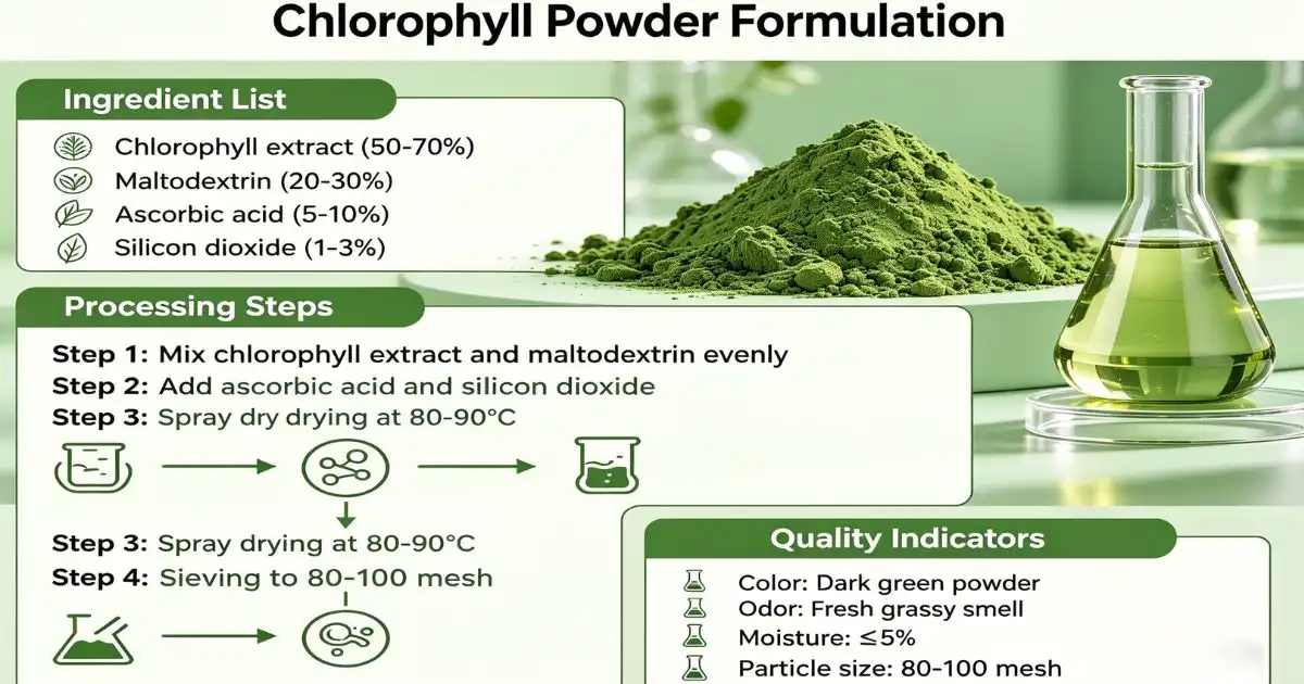 chlorophyl formulation chlorophyl formulation