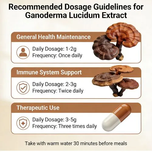 Recommended Dosage Guidelines for Ganoderma Lucidum Extract