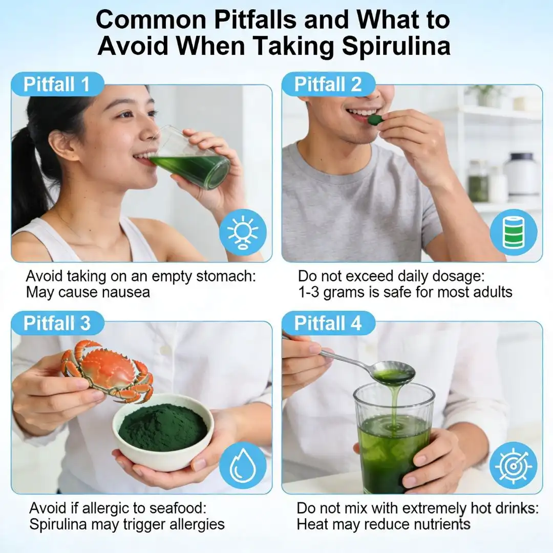 Common Pitfalls and What to Avoid When Taking Spirulina Common Pitfalls and What to Avoid When Taking Spirulina