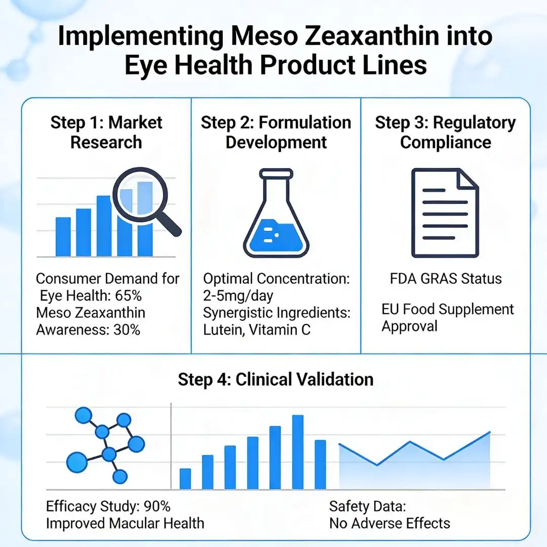 Implementing Meso Zeaxanthin into Eye Health Product Lines