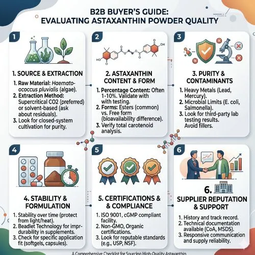 Evaluating Astaxanthin Powder Quality What B2B Buyers Should Look For