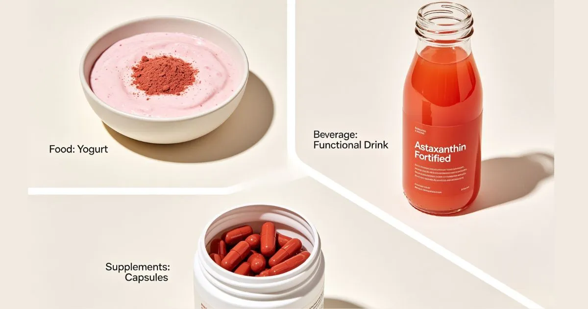 astaxanthin powder application