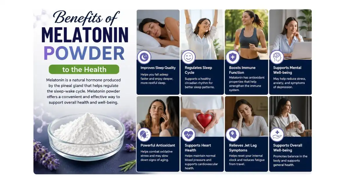 benefits  Melatonin powder