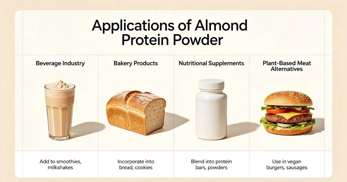 almond powderappalications