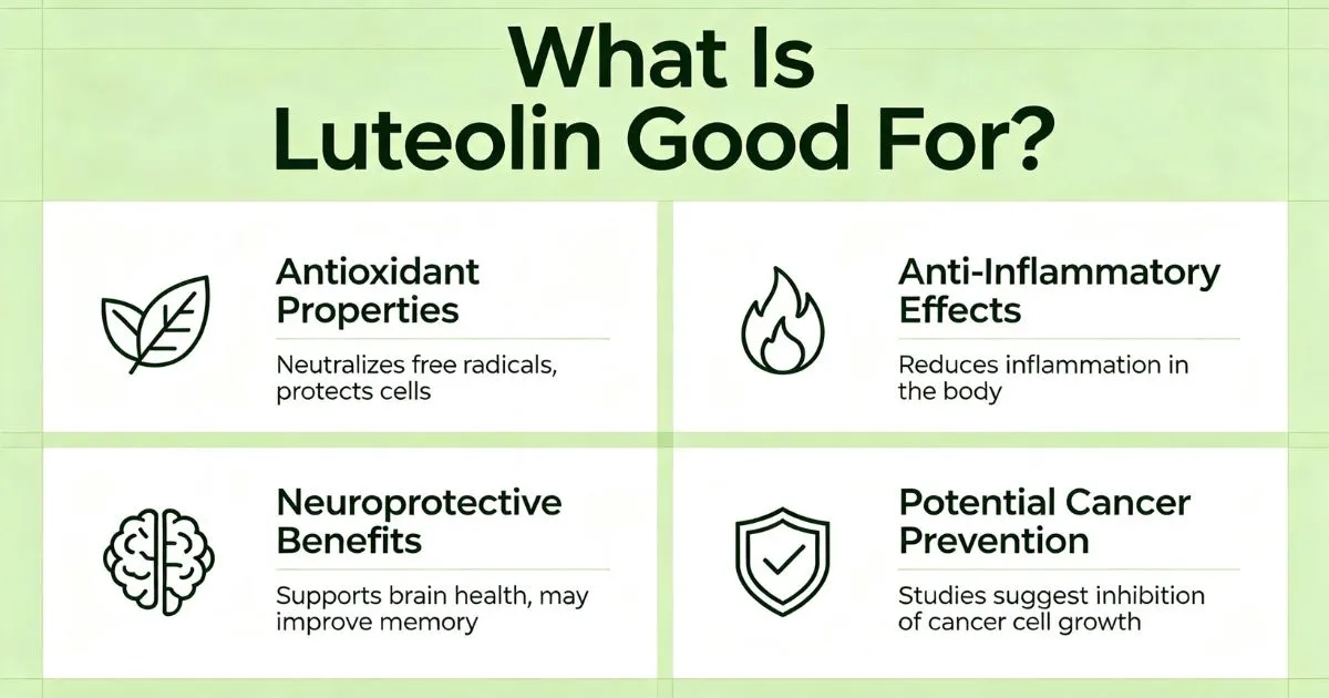what is luteolin good for what is luteolin good for