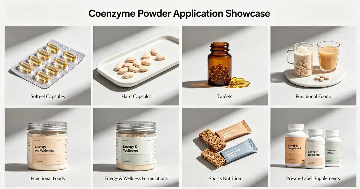 coenzyme powder applications