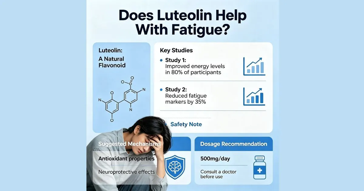 luteolin powder help fatigue