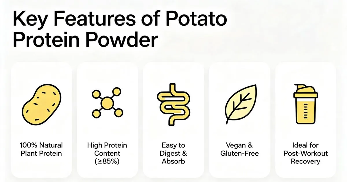 key features of potato protein powder