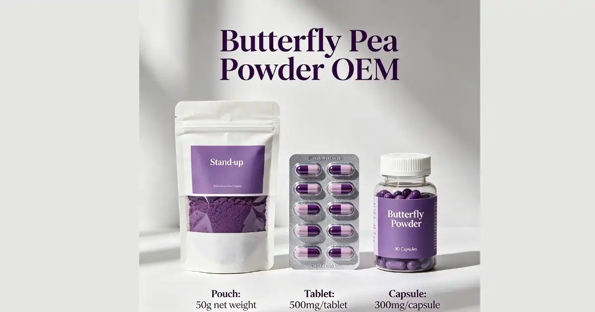 butterfly pea powder oem