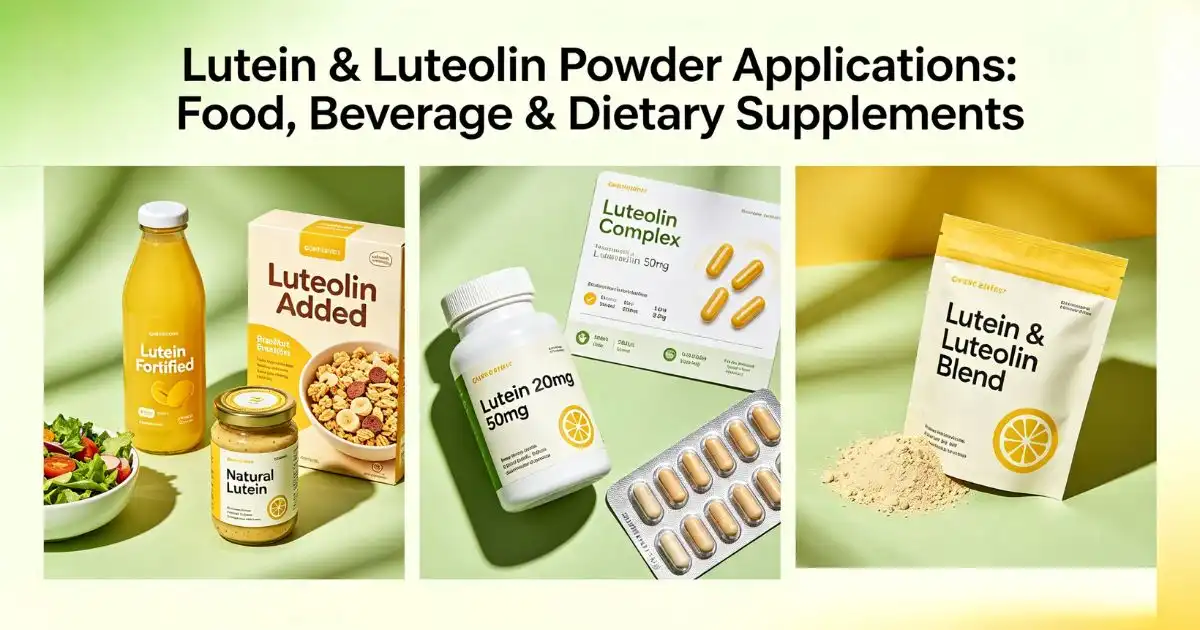 applications of lutein and luteolin powder applications of lutein and luteolin powder