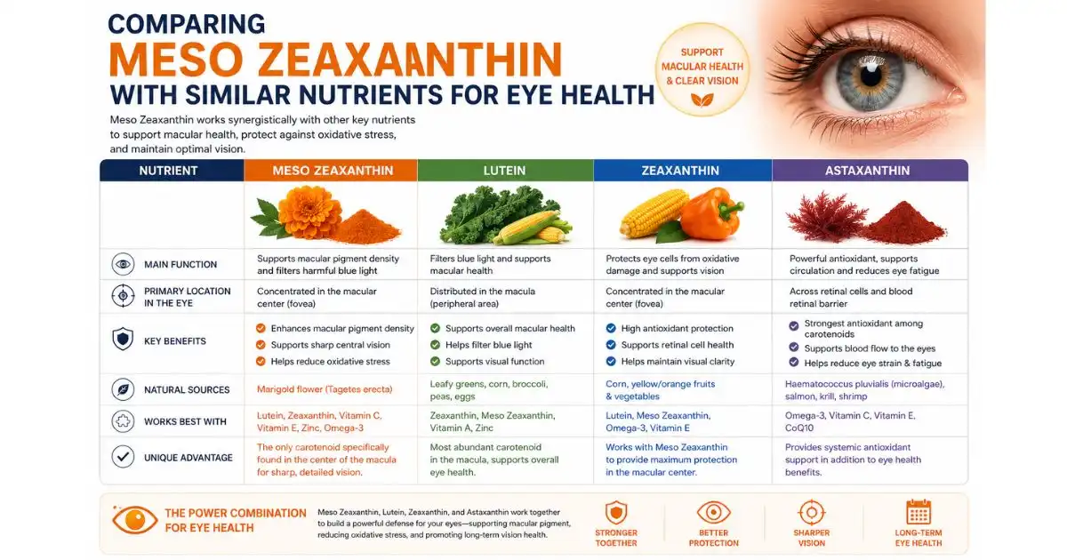 meso zeaxanthin comparing meso zeaxanthin comparing