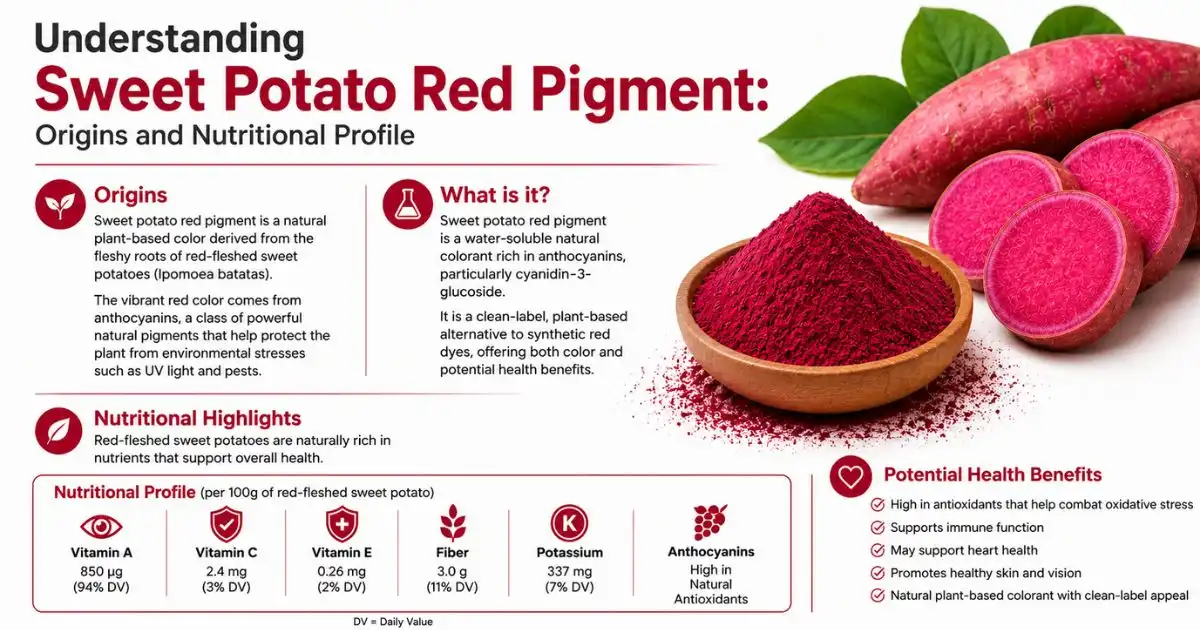 sweet potato red pigment understanding