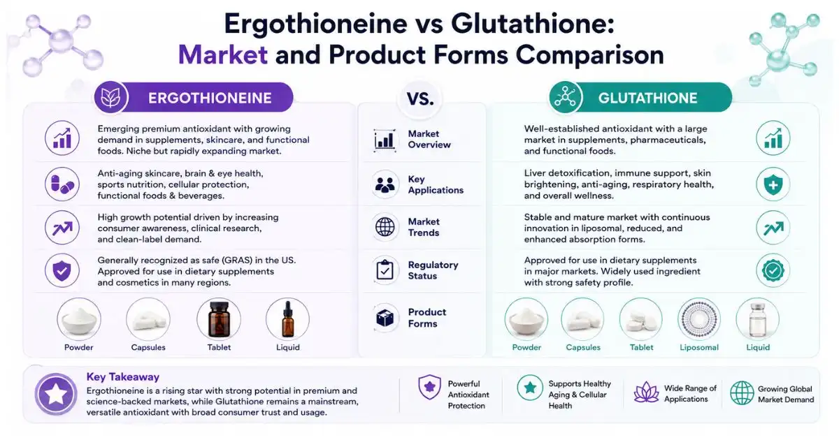 ergothioneine powder forms comparison ergothioneine powder forms comparison