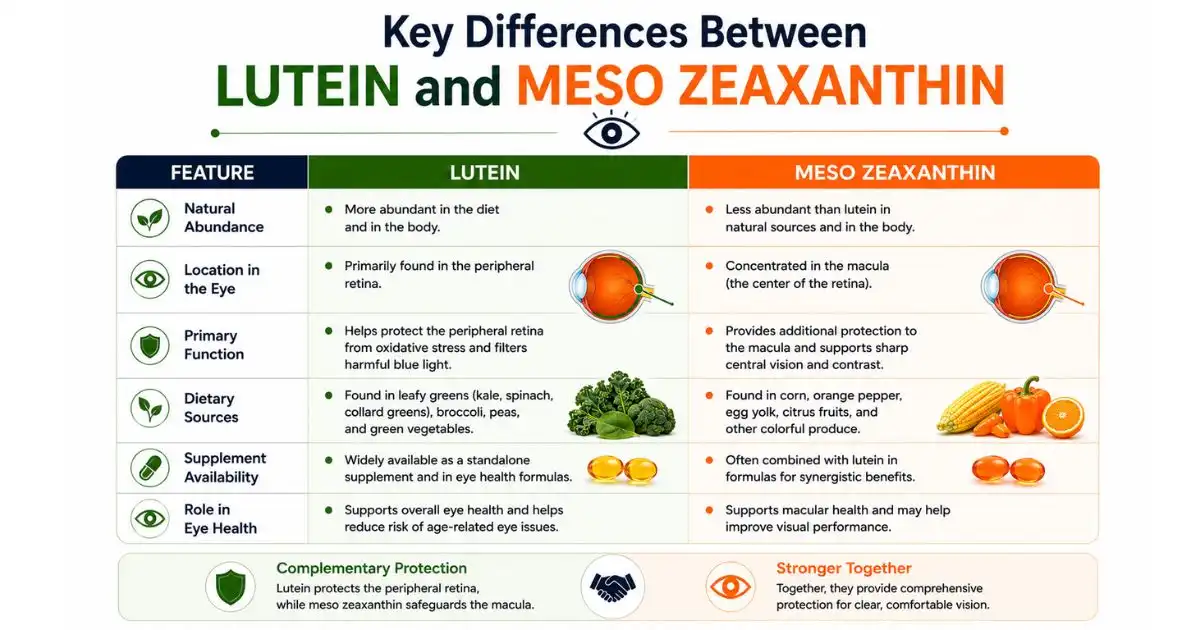 lutein and meso key difference lutein and meso key difference
