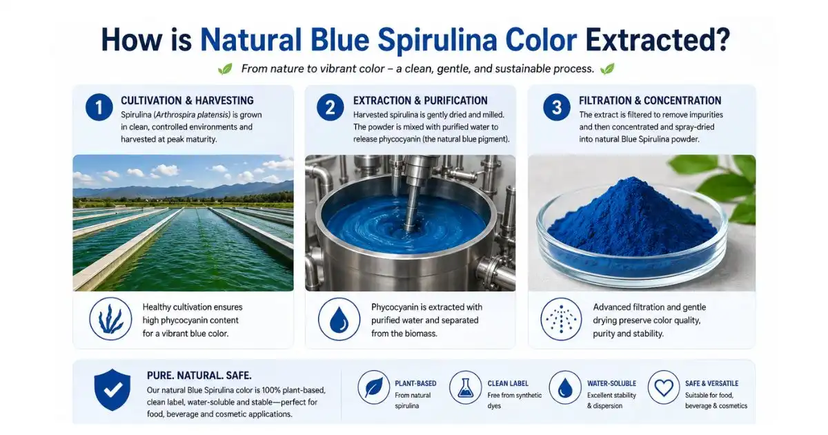 how is natural blue spiryulina color extracted how is natural blue spiryulina color extracted