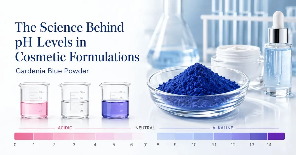 gardenia blue powder cosmetic formulation