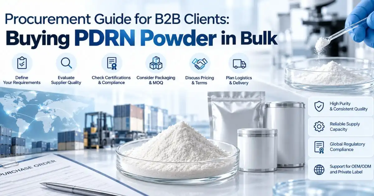 PDRN powder procurement guide