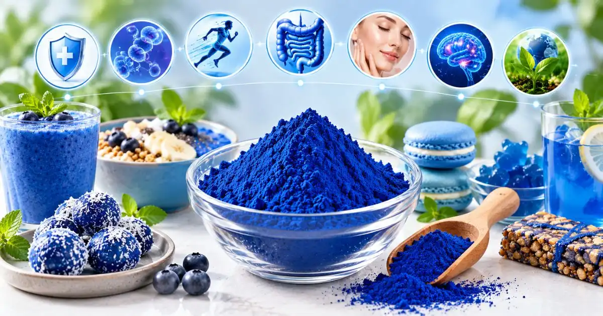 blue spirulina application blue spirulina application