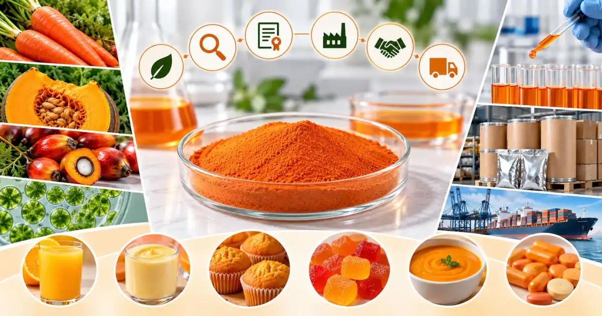 _Beta Carotene Suppliers for Food Color Applications Essential Quality Certifications and Documentation _Beta Carotene Suppliers for Food Color Applications Essential Quality Certifications and Documentation